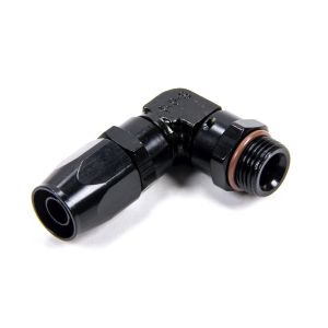 FRAGOLA #189010-BL 10an ORB Male 90-Deg to #10 Hose - Black
