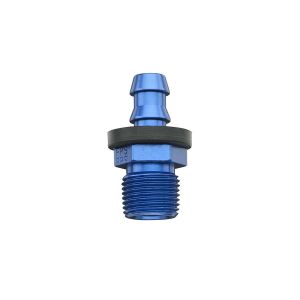 FRAGOLA #200123 Hose Fitting #6 Str Push Lock to 3/8NPT
