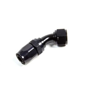FRAGOLA #224511-BL Hose Fitting #10 45 Deg. to #12 Hose Black