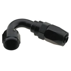 FRAGOLA #231213-BL Hose Fitting #12 120 Deg to #16 Hose Black