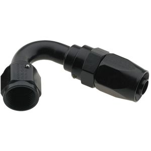 FRAGOLA #231216-BL Hose Fitting #16 120 Deg Pro-Flow Black