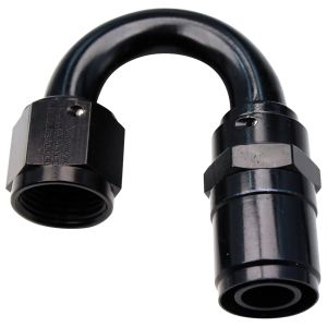 FRAGOLA #2618008 #8 Race-Rite Crimp-On Hose End 180-Degree