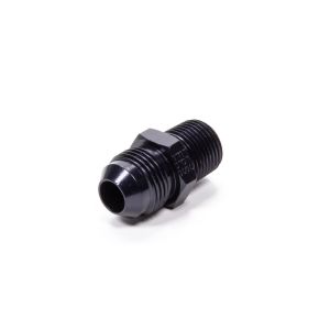 FRAGOLA #481607-BL Straight Adapter Fitting #8 x 1/4 MPT Black