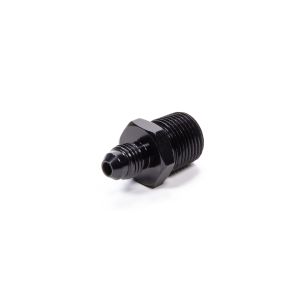FRAGOLA #481644-BL Straight Adapter Fitting #4 x 3/8 MPT Black