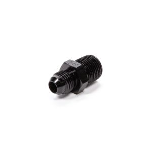 FRAGOLA #481666-BL Straight Adapter Fitting #6 x 3/8 MPT Black