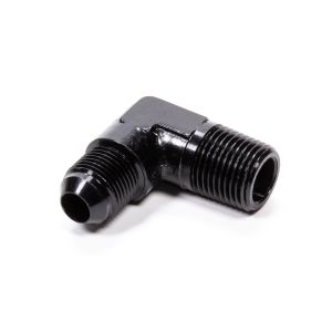 FRAGOLA #482288-BL 90 Deg Adapter Fitting #8 x 1/2 MPT Black