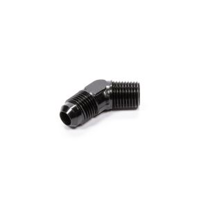 FRAGOLA #482308-BL 45 Deg Adapter Fitting #8 x 3/8 MPT Black