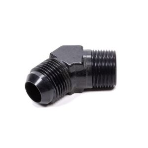 FRAGOLA #482310-BL 45 Deg Adapter Fitting #10 x 1/2 MPT Black