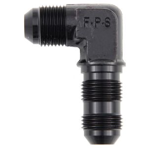 FRAGOLA #483303-BL #3 x 90 Deg Bulkhead Fitting Black