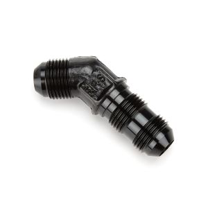 FRAGOLA #483708-BL 8an 45-Degree Bulkhead Fitting - Black