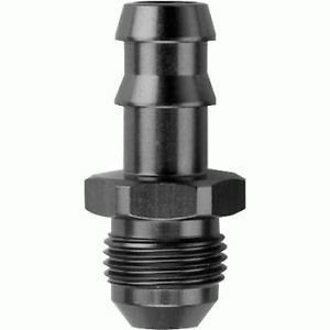 FRAGOLA #484112-BL #12 X 3/4 Hose Barb Fitting Black