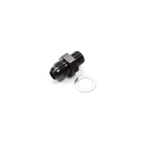 FRAGOLA #491953-BL #6 x12mm x 1.5 Adapter Fitting - Black