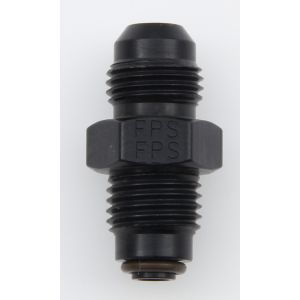 FRAGOLA #491962-BL Male Adapter Fitting #6 x 14mm x 1.5 FI Black