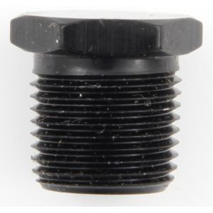 FRAGOLA #493301-BL 1/8 MPT Hex Pipe Plug Black