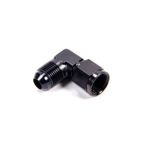 FRAGOLA #498104-BL #8 Female Swivel to Male 90 Degree Fitting Black
