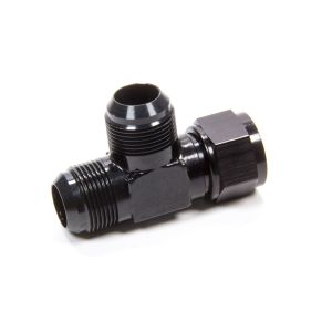 FRAGOLA #498308-BL #16 On The Run T-Fitting w/Female Swivel Black