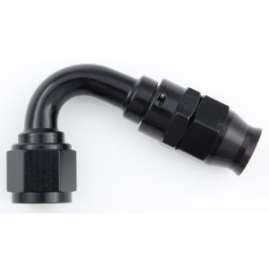 FRAGOLA #681210-BL Hose Fitting #10 120 Deg PTFE Black