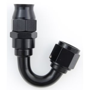 FRAGOLA #681510-BL Hose Fitting #10 150 Deg PTFE Black