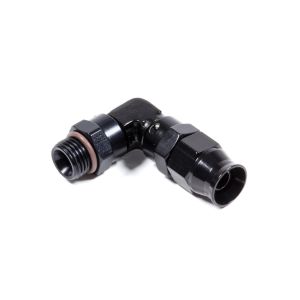 FRAGOLA #689706-BL Hose Fitting #6 90 Deg to #6 ORB PTFE Black