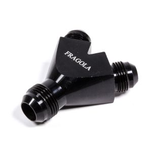 FRAGOLA #900611-BL Y-Fitting #10Male Inlet x #8 Male Outlets Black