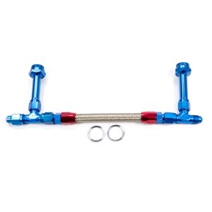 FRAGOLA #920002 #6 Fuel Line Kit 7/8-20 Dual Inlet 4150