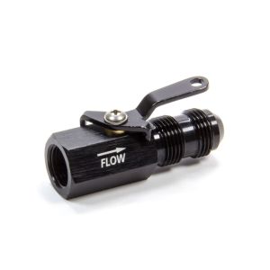 FRAGOLA #961008-BL #8 Shut off Valve Black Female Inlet/Male Outlet