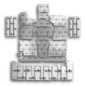 FLATLINE BARRIERS #TABT4041 60-62 GM Truck High Tunn el Full Insulation Kit