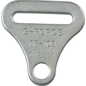 G-FORCE #103H Floor Anchor Bolt-In 2in Belt Slot