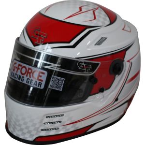 G-FORCE #13005MEDRD HELMET REVO GRAPHICS MED RED SA2020