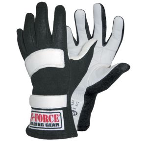 G-FORCE #4101XXLBK GF5 Racing Gloves XX- Large Black