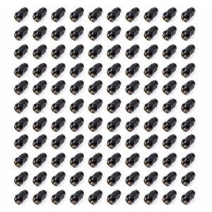 GORILLA #41188BC 100 Lugnuts 1/2 Acorn Bulge 3/4in Hex Black