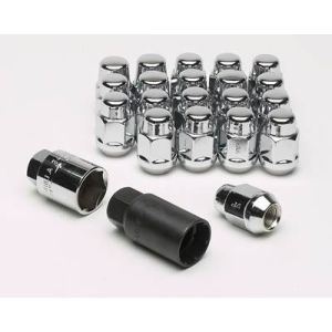 GORILLA #91783 Lug Nut and Lock System 1/2in Acorn Bulge Chrome