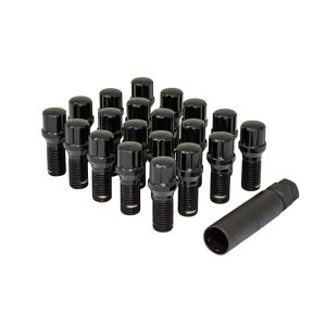 GORILLA #K5BS-14150X27BGR (20) Lug Nuts 14x1.50mm Spline Bolt Black