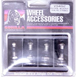 GORILLA #VS401C Outer Mount Valve Stems 4 pack