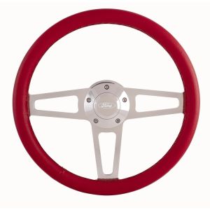 GRANT #1912-1R Billet T Series Red Wrap ped Steering Wheel