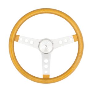 GRANT #8447 Steering Wheel Mtl Flake Gold/Spoke Chrm 13.5