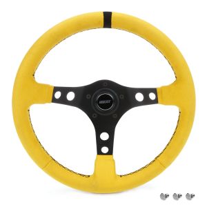 GRANT #8517 Ultrasuede Steering Wheel Race Yellow