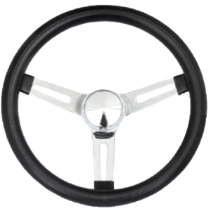 GRANT #8546 Classic Series Chrome Slotted Steering Wheel
