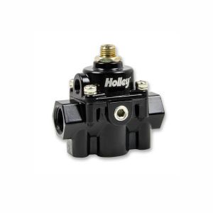 HOLLEY #12-887 Fuel Pressure Regulator By-Pass Style 6psi Black