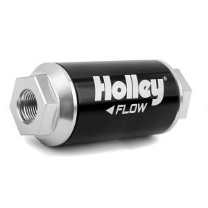 HOLLEY #162-554 Billet HP Fuel Filter - -8an 10-micron 175GPH