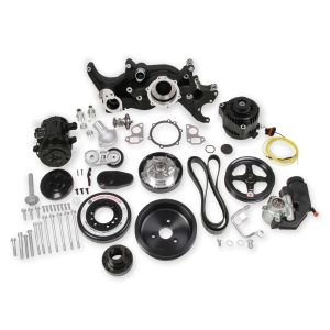 HOLLEY #20-180BK GM LS Mid Mount Complete Accessory Kit - Black