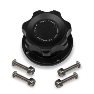 HOLLEY #241-230 Alm Fill Cap Kit w/Alm 4-Bolt Bung