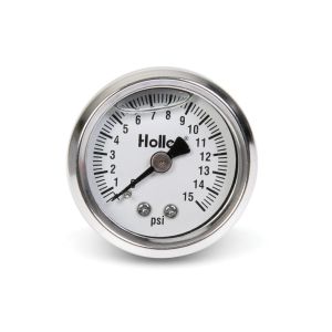 HOLLEY #26-504 0-15 Psi Fuel Press Gaug