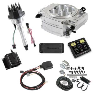 HOLLEY #550-510-3PK-SBC Sniper-2 EFI Master Kit w/SBC Ignition Polished