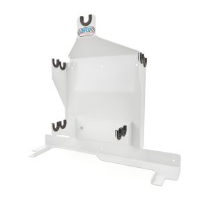 HEPFNER RACING PRODUCTS #HRP6135-WHT Nerf And Bumper Rack For Mounting In Trailer
