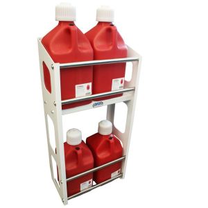 HEPFNER RACING PRODUCTS #HRP6359-6-WHT Jug Rack 6 Position White