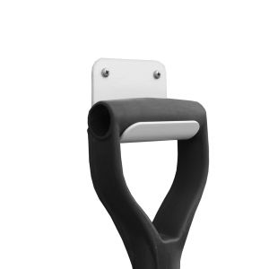 HEPFNER RACING PRODUCTS #HRP6391-WHT Shovel Holder Wall Mount White