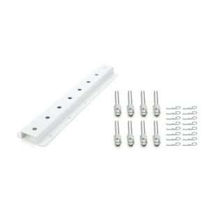 HEPFNER RACING PRODUCTS #HRP6522D-20-WHT Shock Rack Wall Mounts Double 20in White