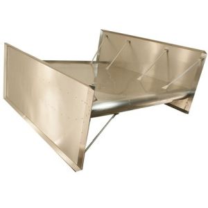 HEPFNER RACING PRODUCTS #STW0500B-FS Top Wing Flat w/Super Side Boards