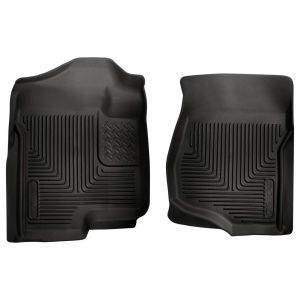 HUSKY LINERS #53101 GM X-Act Contour Floor Liners Front Black